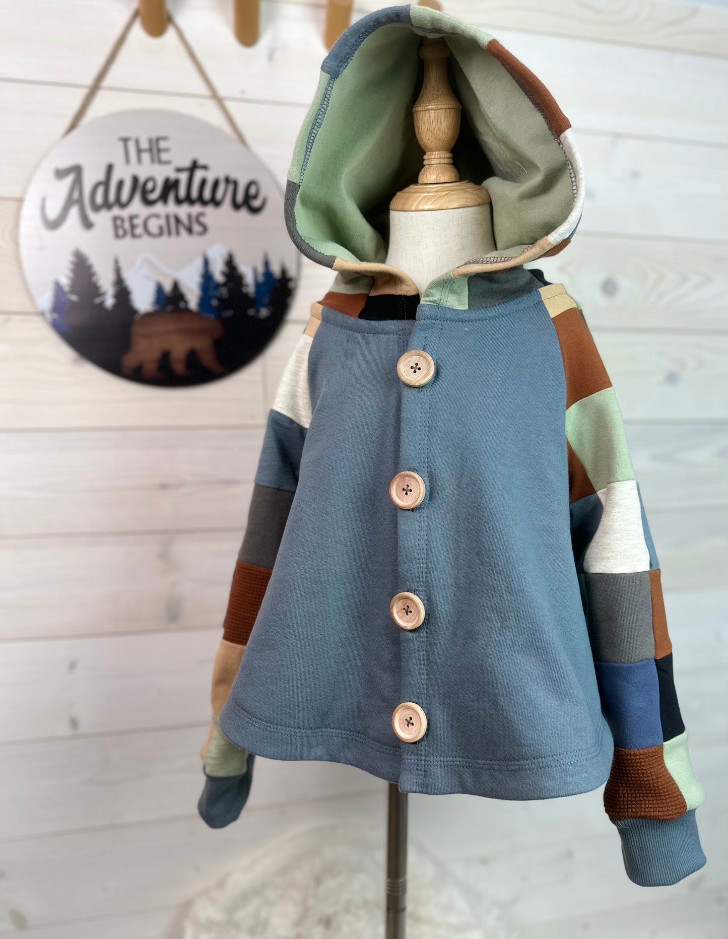 3T Organic Woodland Poncho