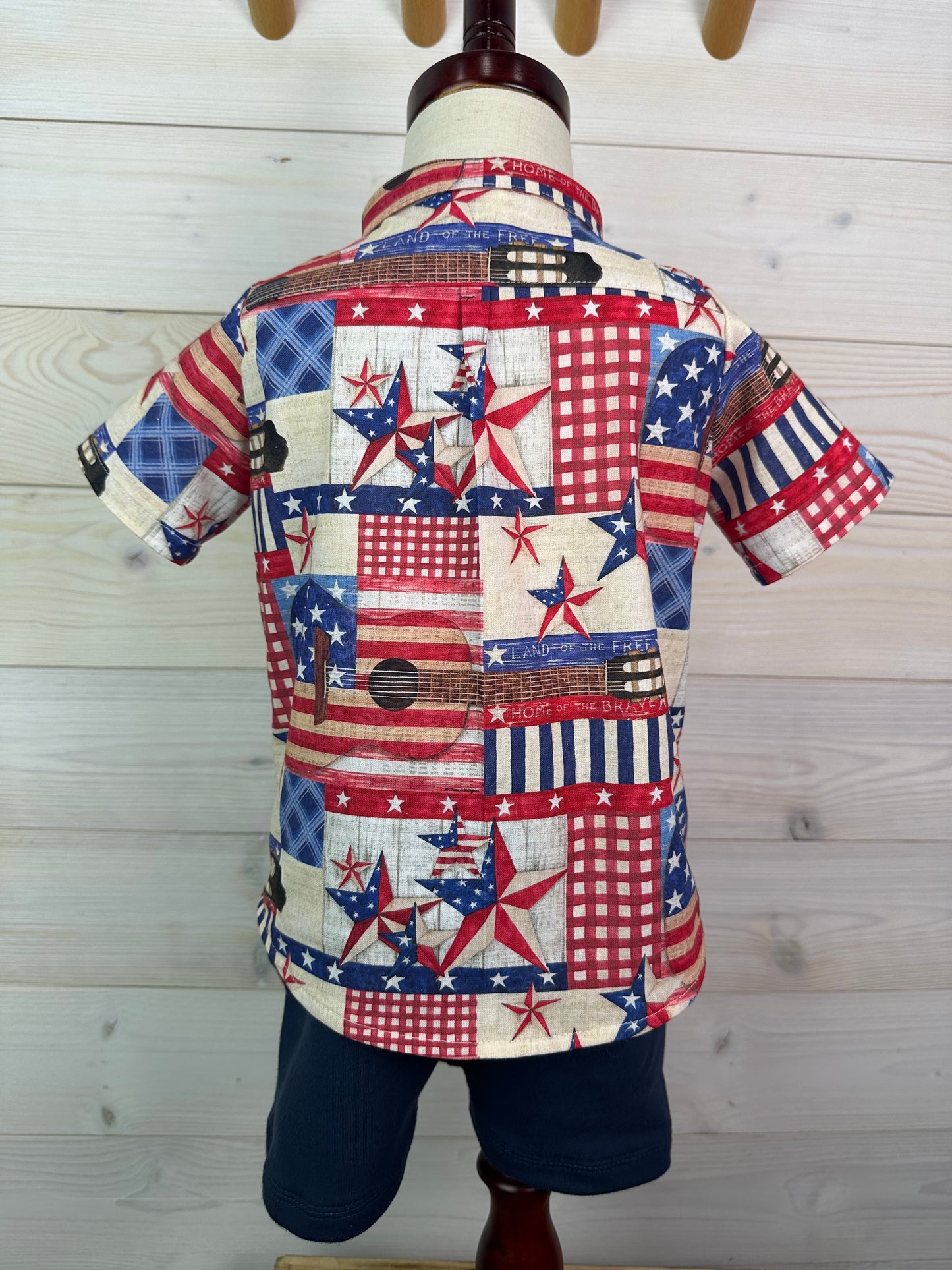 18 month Collared Shirt with Short Set