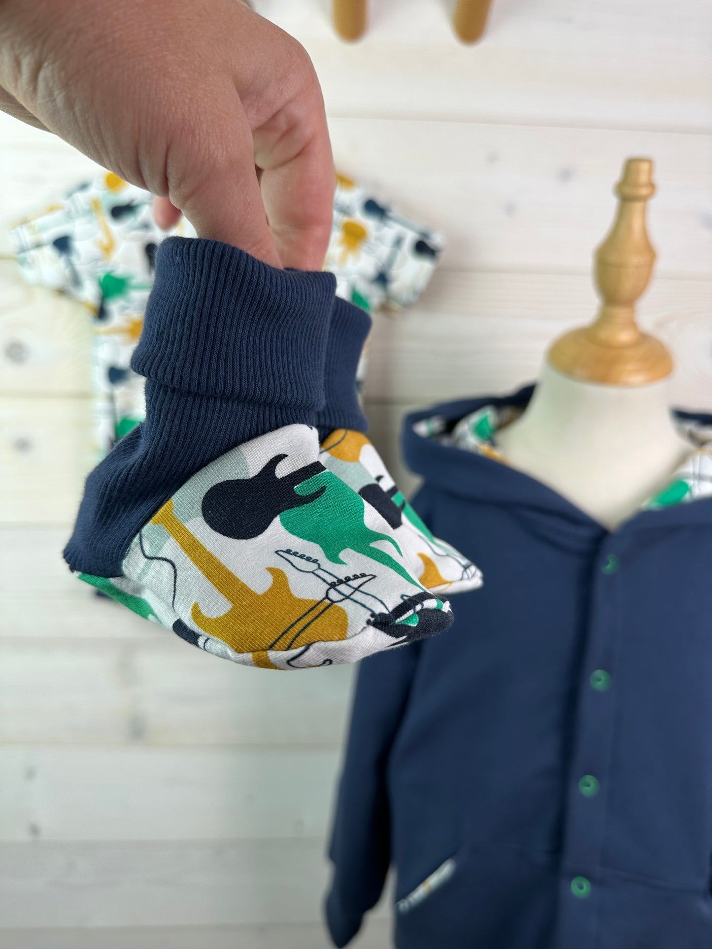 Handmade Lined Baby Booties – Soft & Cozy Sock Style