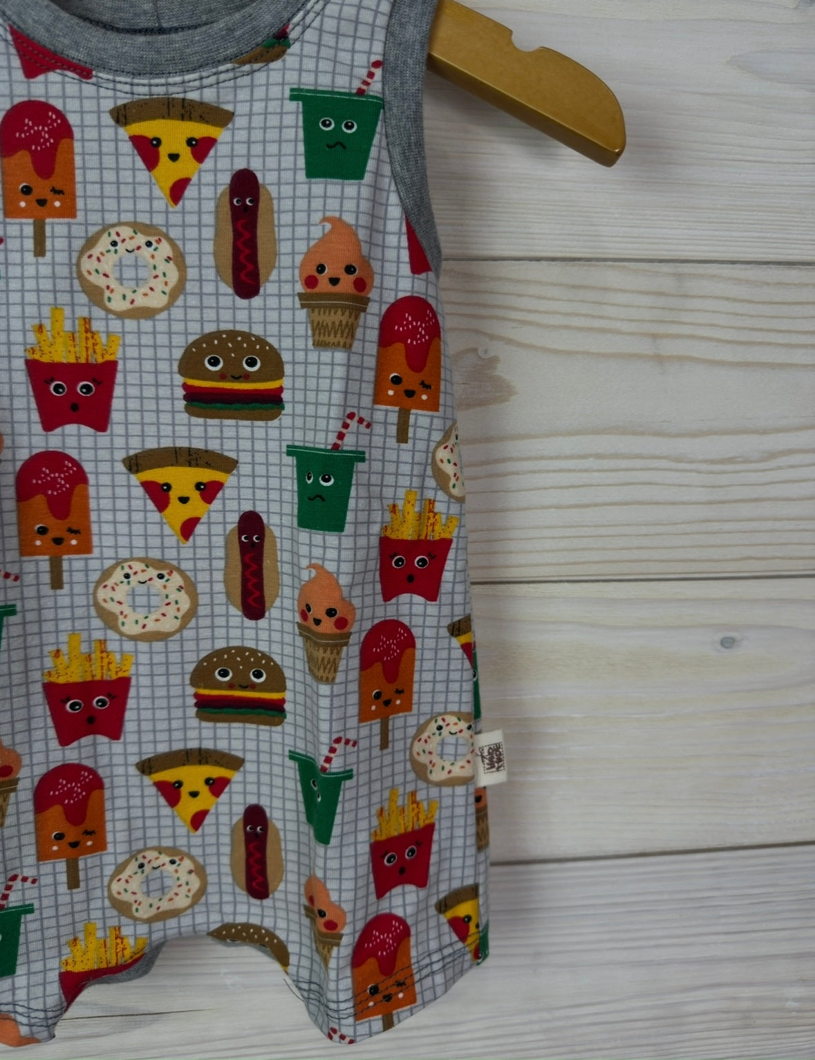 Junkfood Print Cotton Baby Romper ππ