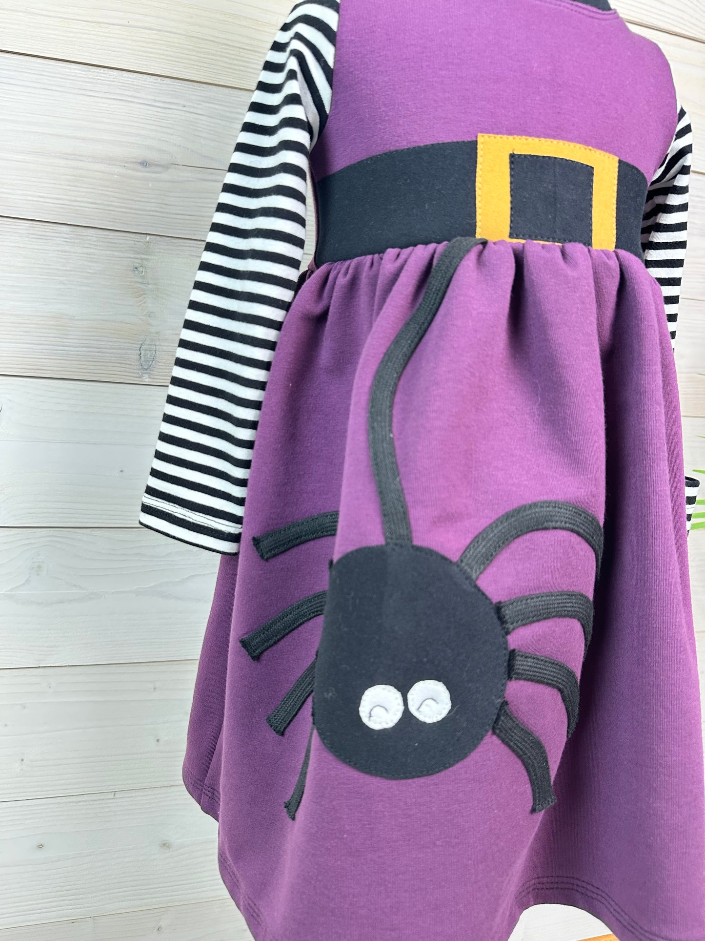 One-of-a-Kind 2T Witch Dress – Organic & Festive