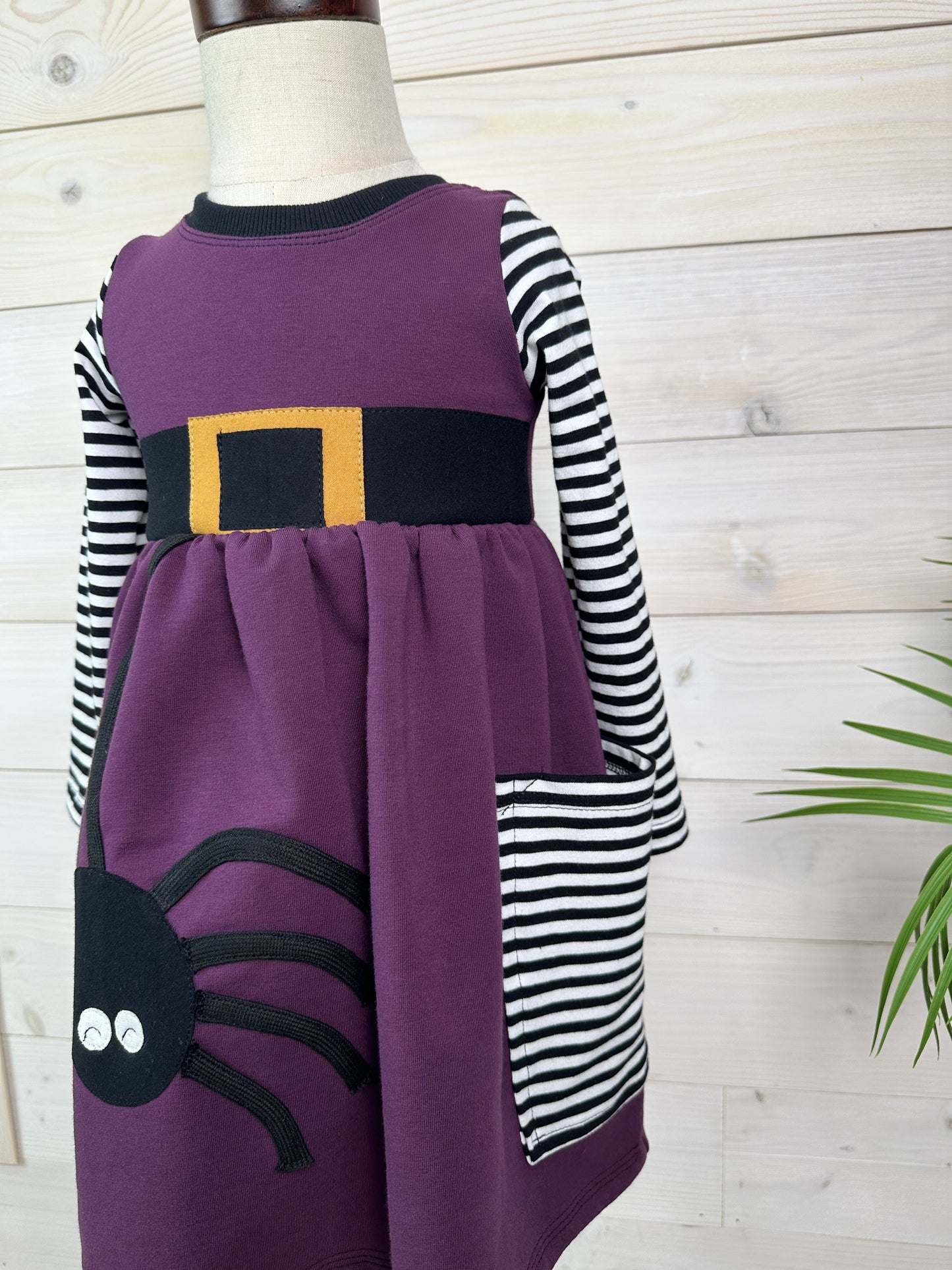 One-of-a-Kind 2T Witch Dress – Organic & Festive
