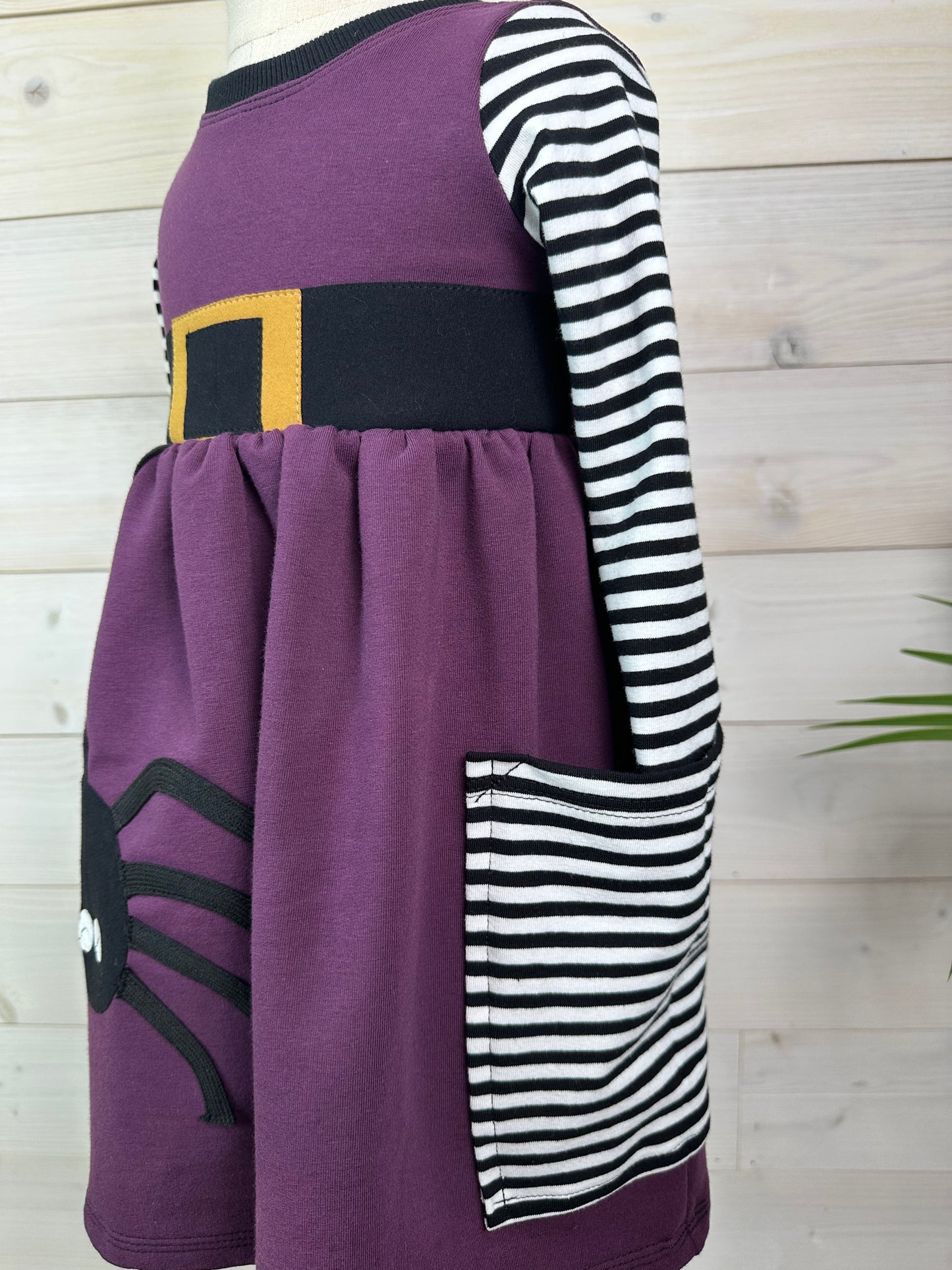 One-of-a-Kind 2T Witch Dress – Organic & Festive
