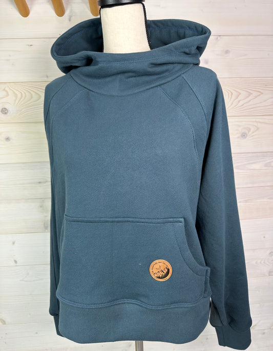 M/L Color-blocked Women's Organic Hoodie
