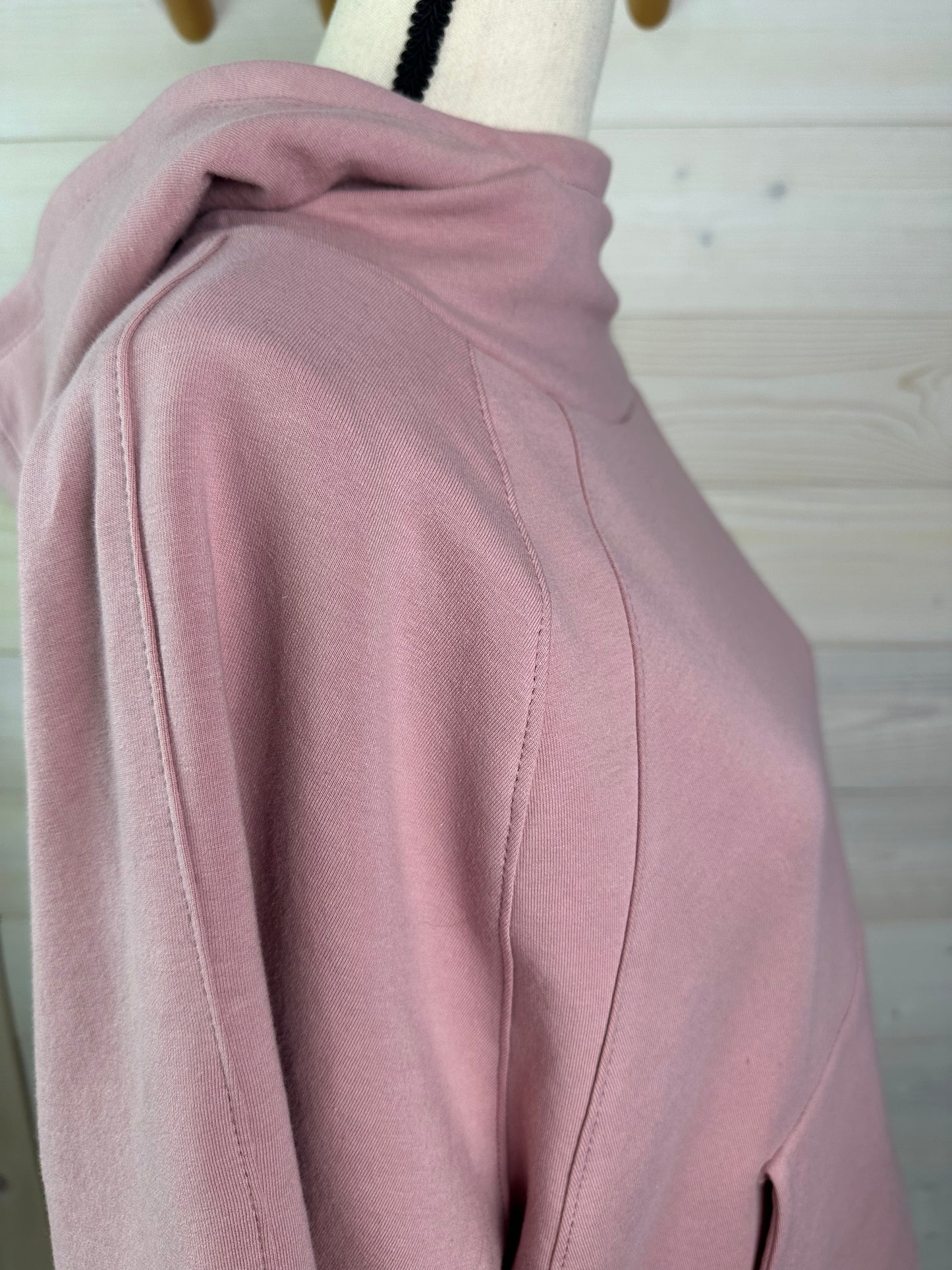 Women's Light Mauve Hooded Sweatshirt