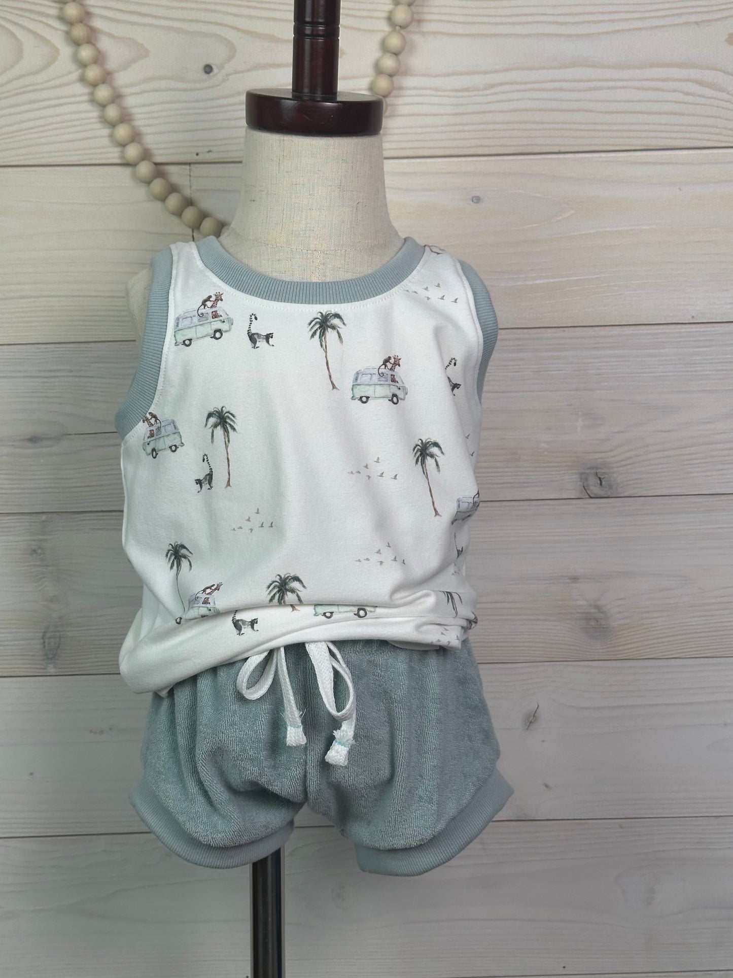 Jungle Bus Tank/Short Set