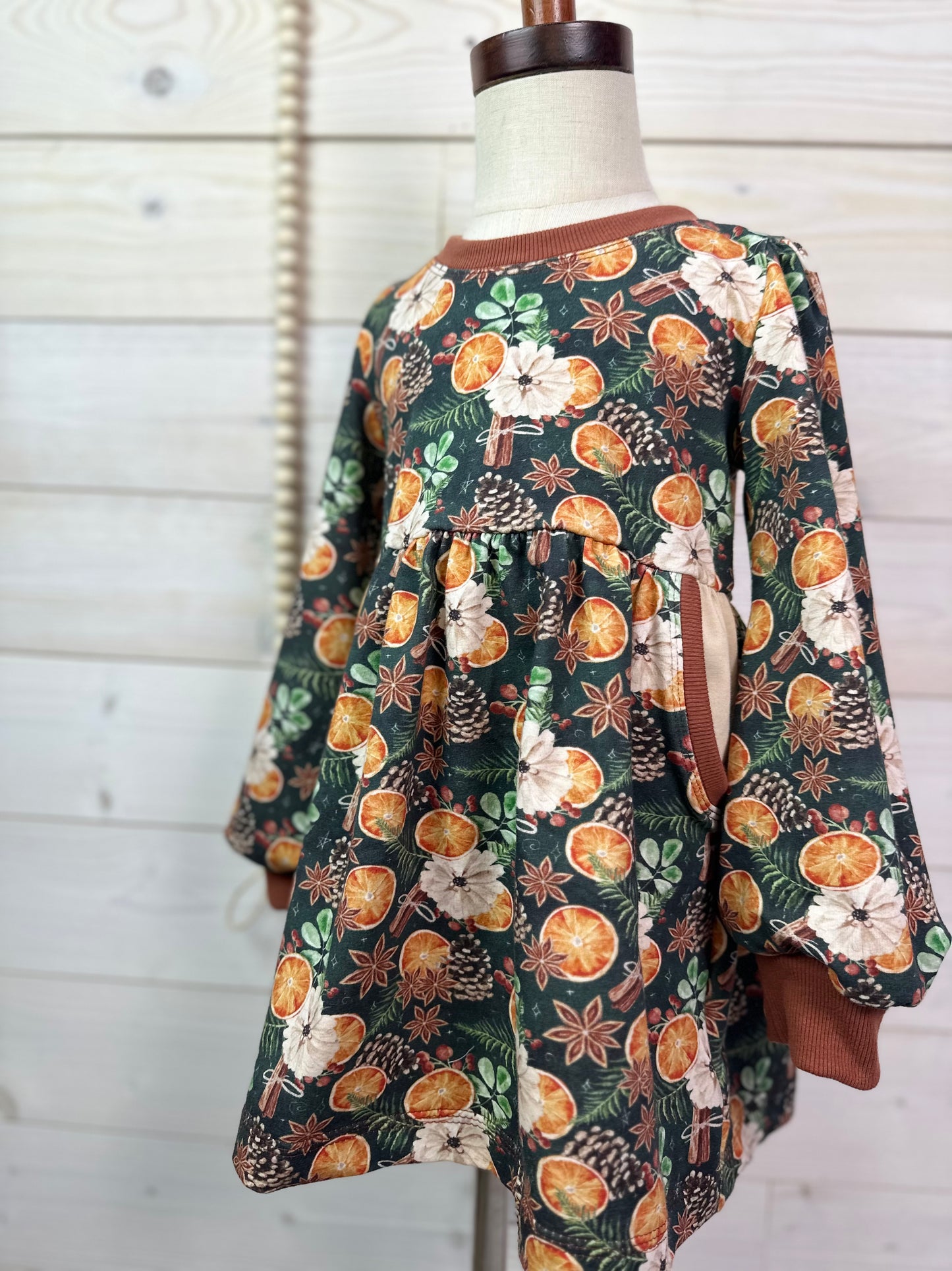 Organic Vintage Holiday Dress