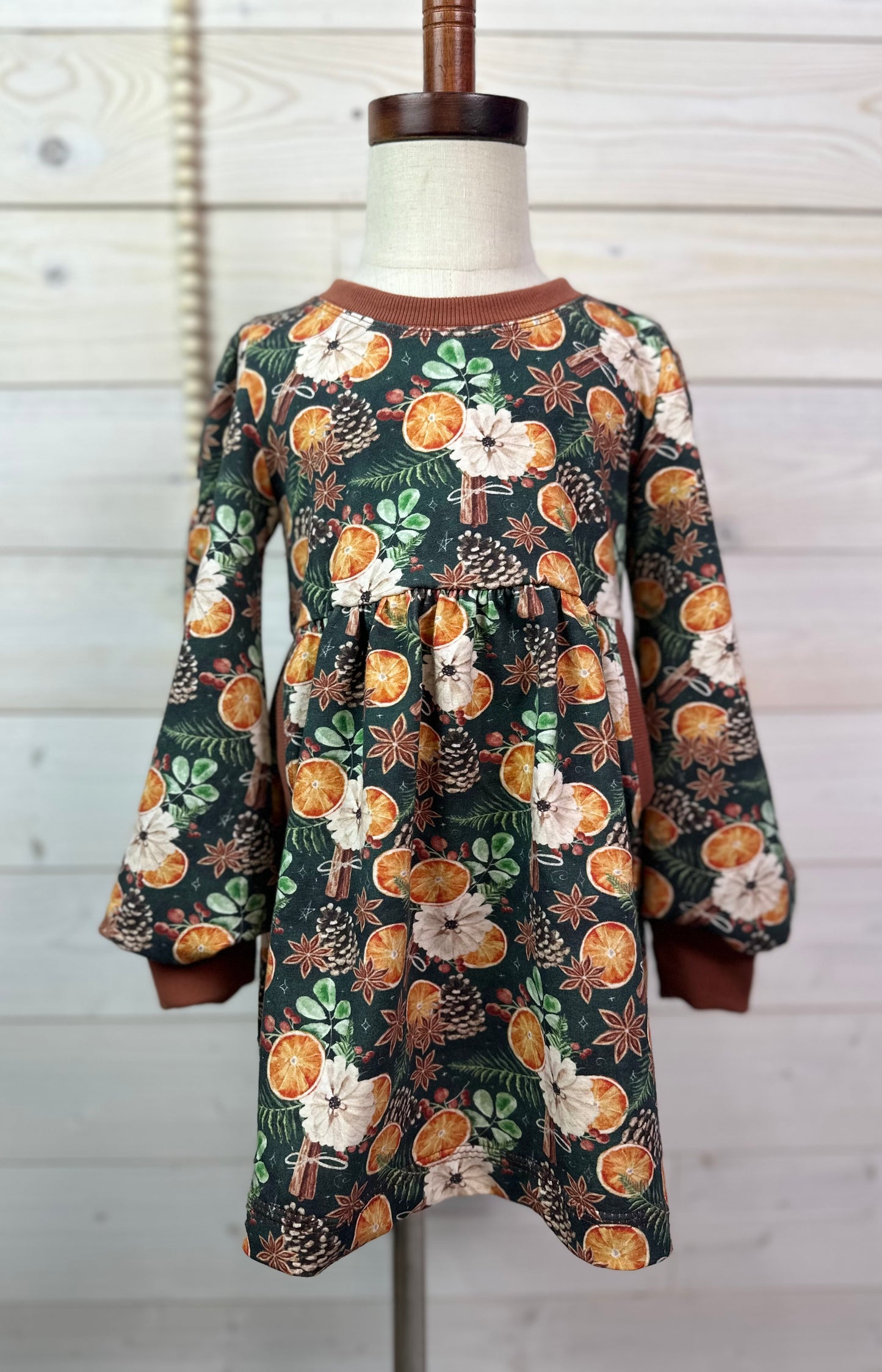 Organic Vintage Holiday Dress