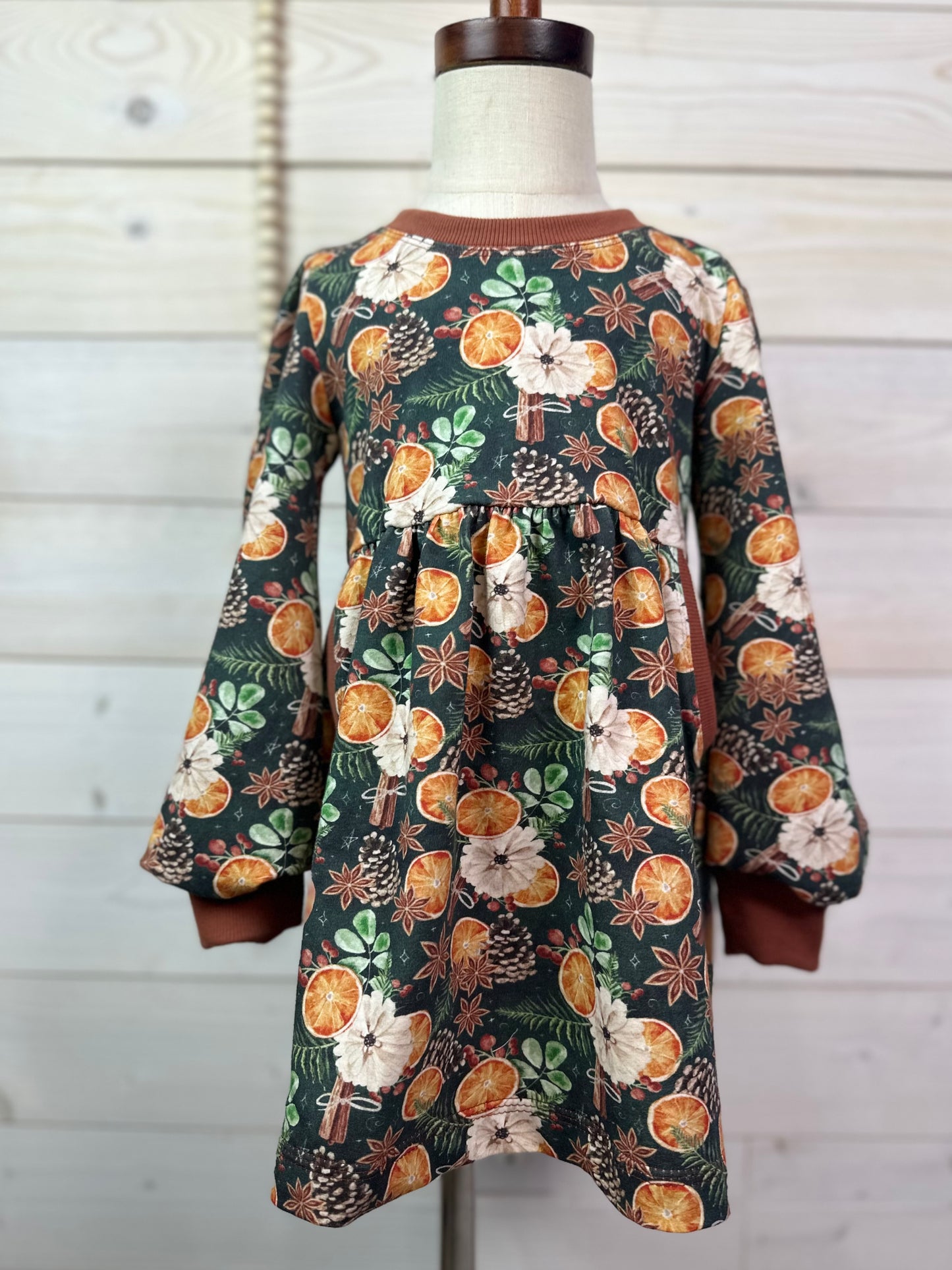 Organic Vintage Holiday Dress