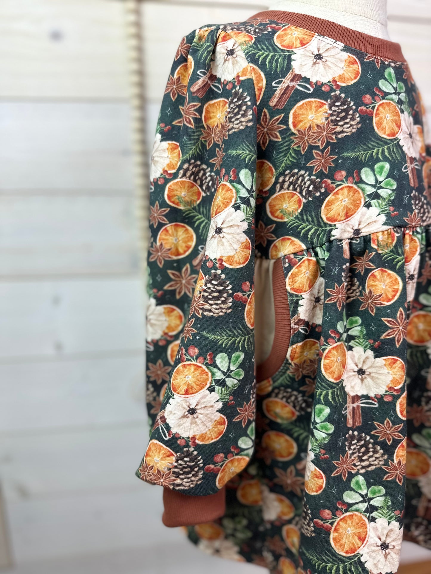 Organic Vintage Holiday Dress