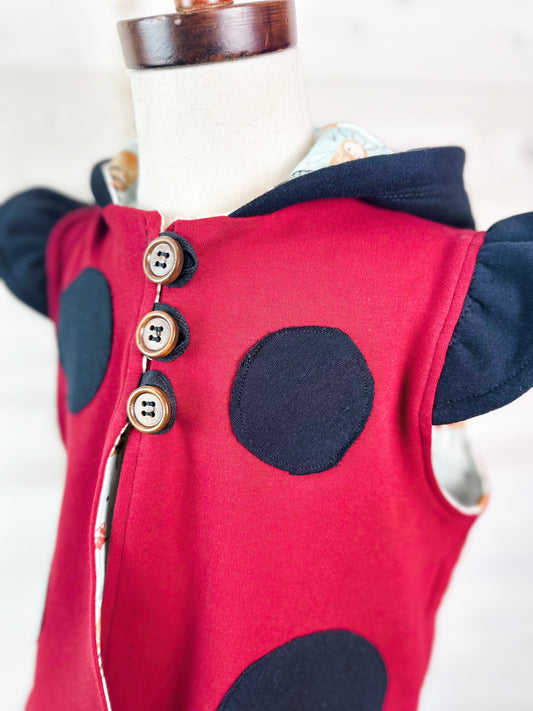 3T Organic Ladybug Vest