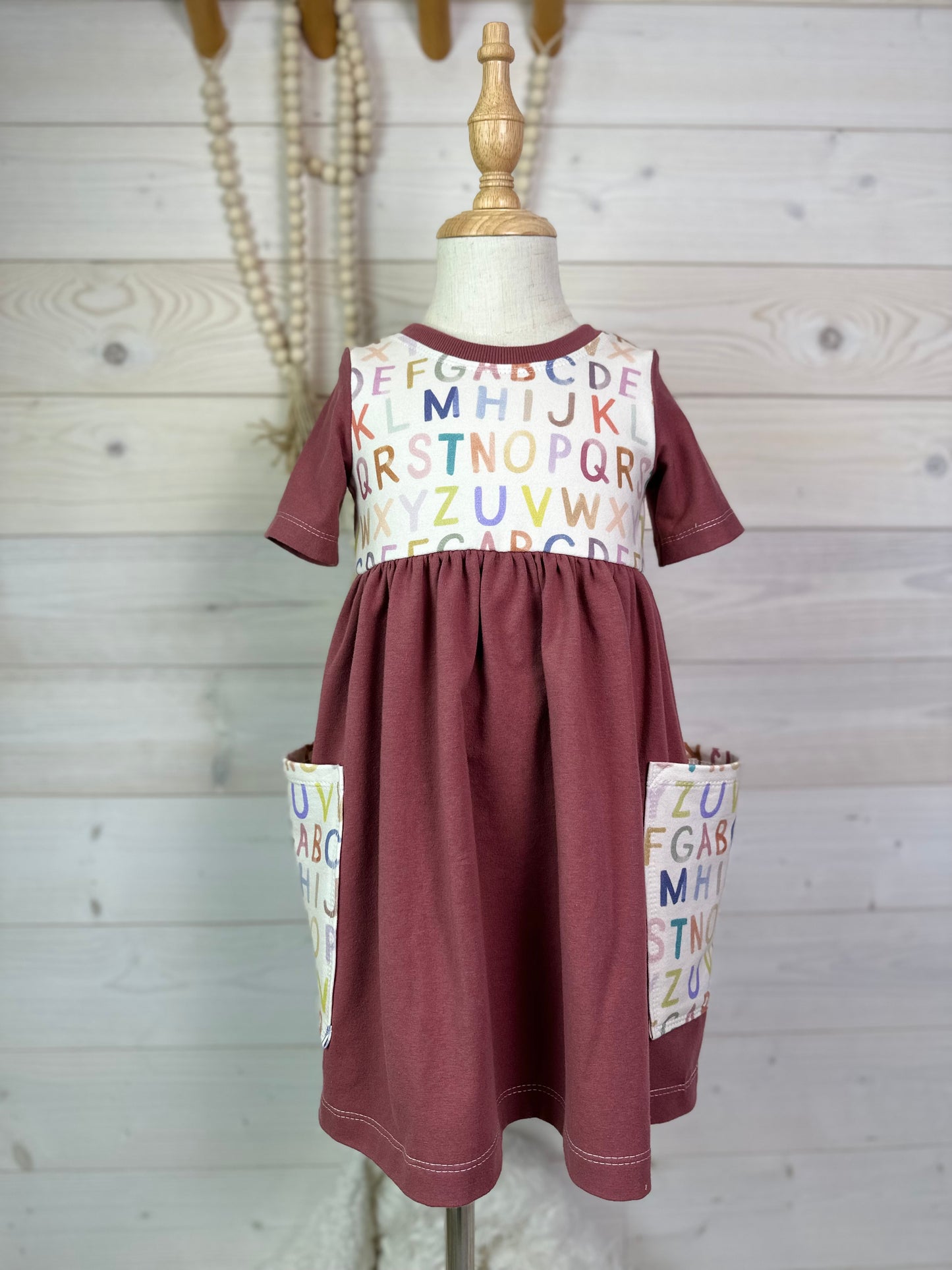 Alphabet Pocket Dress