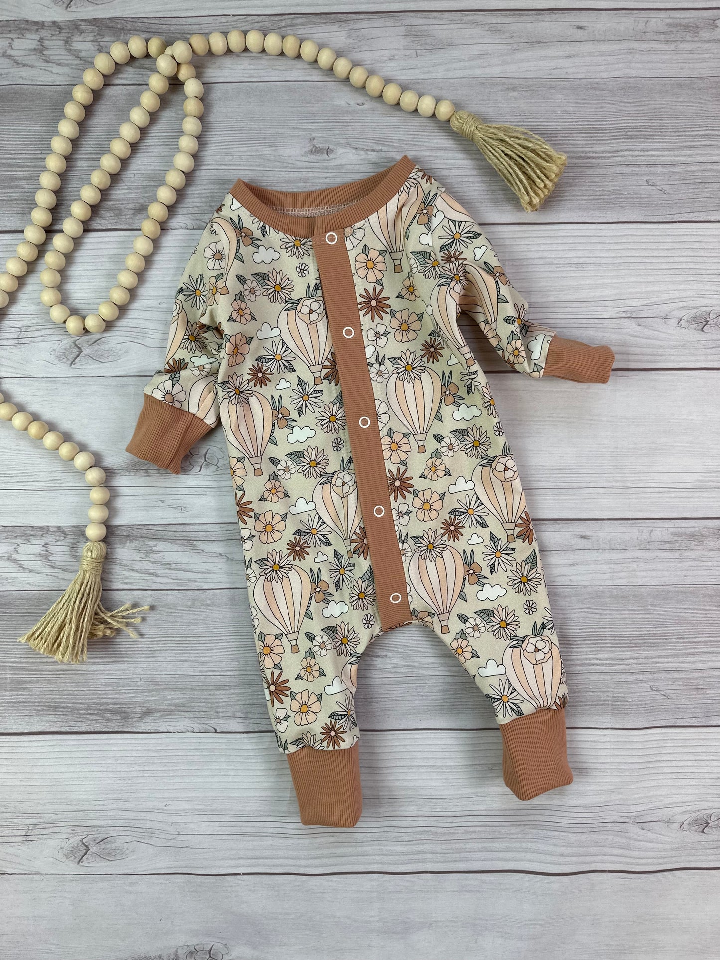 Organic Hot Air Balloons and Floral Romper