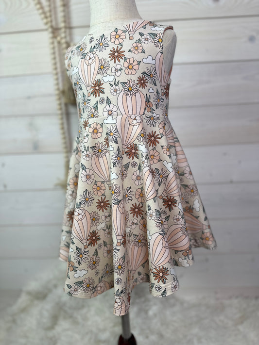Organic Balloons and Flowers Dress