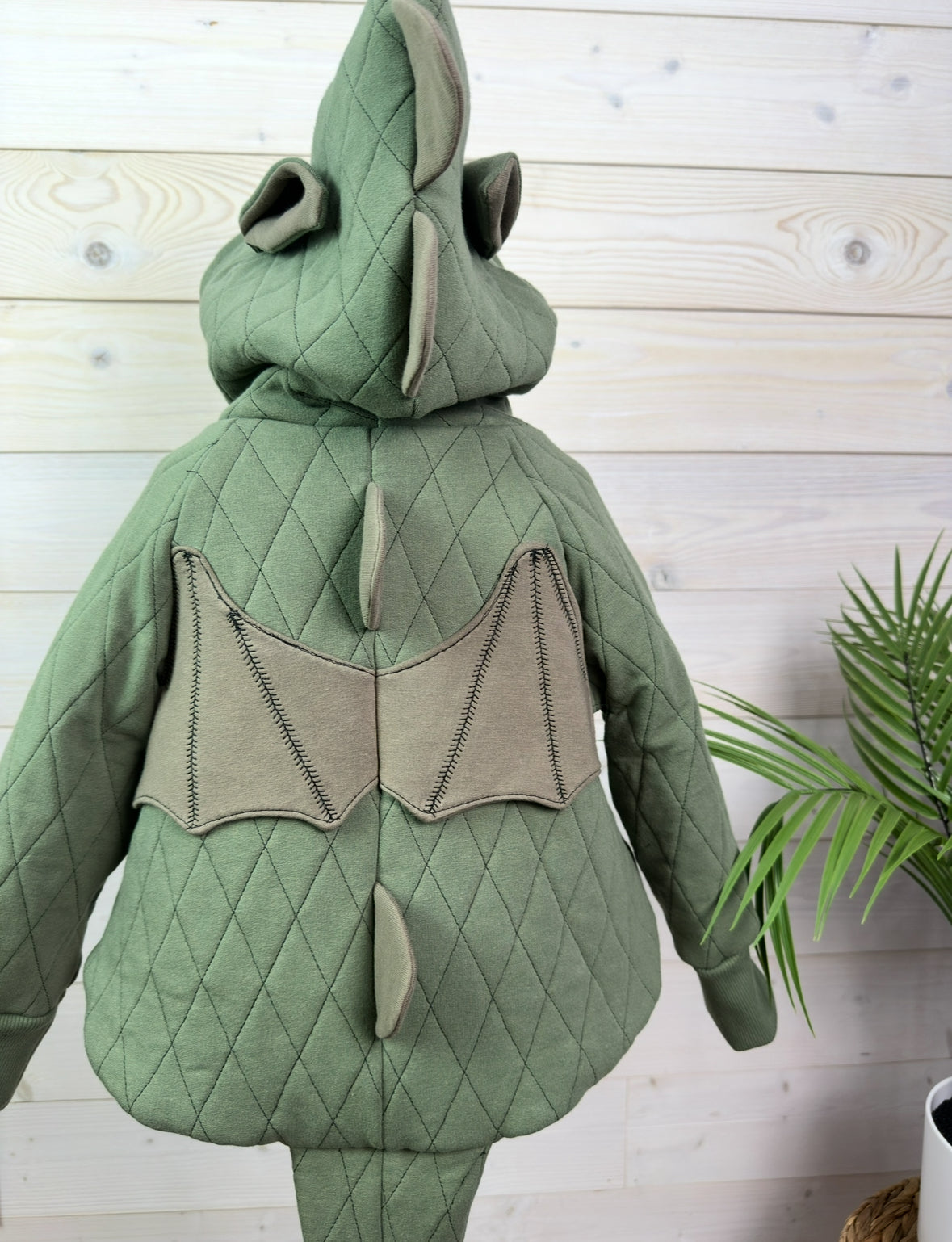 One-of-a-Kind Organic Baby Dragon Jacket | 6–18 Months