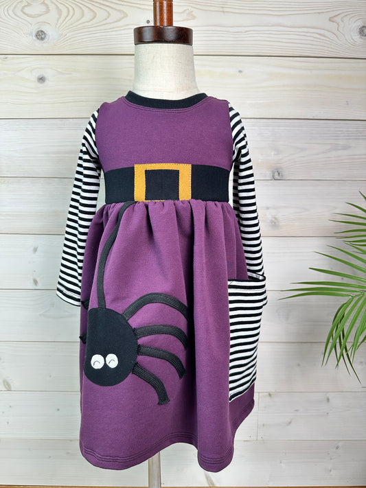 One-of-a-Kind 2T Witch Dress – Organic & Festive