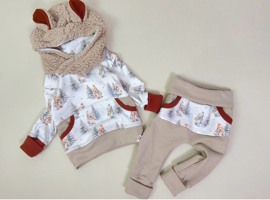 Grow-With-Me Winter Bear Outfit