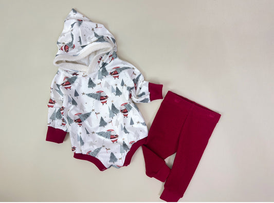 🎅 Organic Santa Romper Outfit