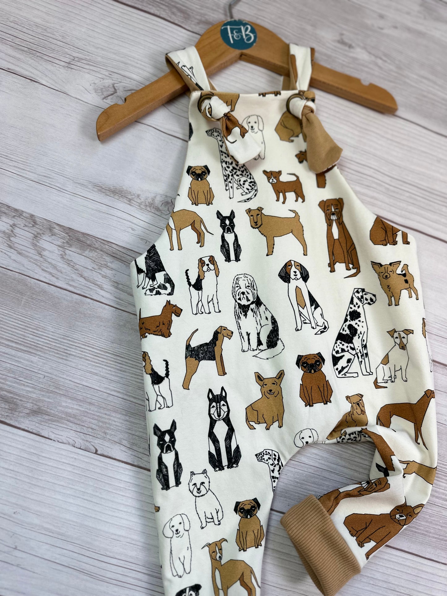 Dogs! Organic Cotton Overalls