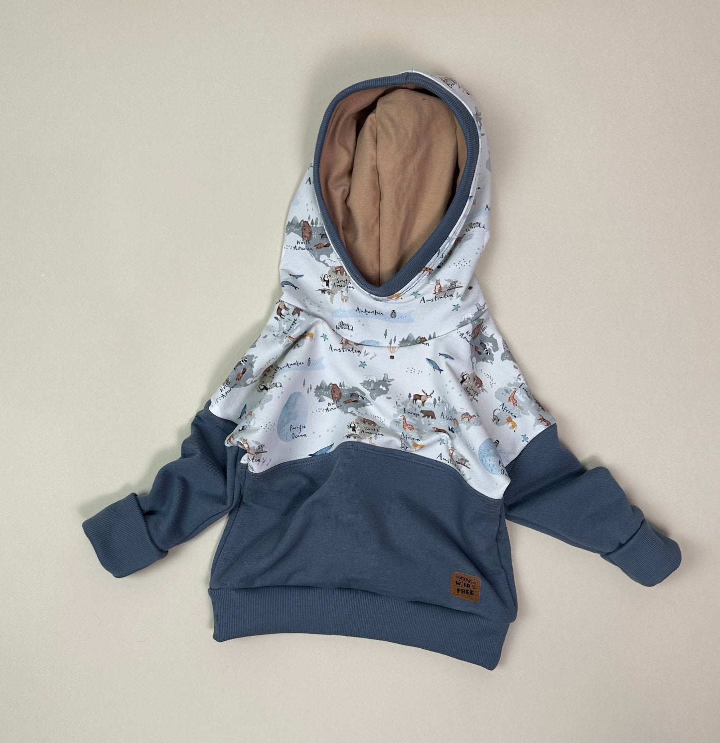 12m-3T Oversized Grow-With-Me Dolman Hoodie