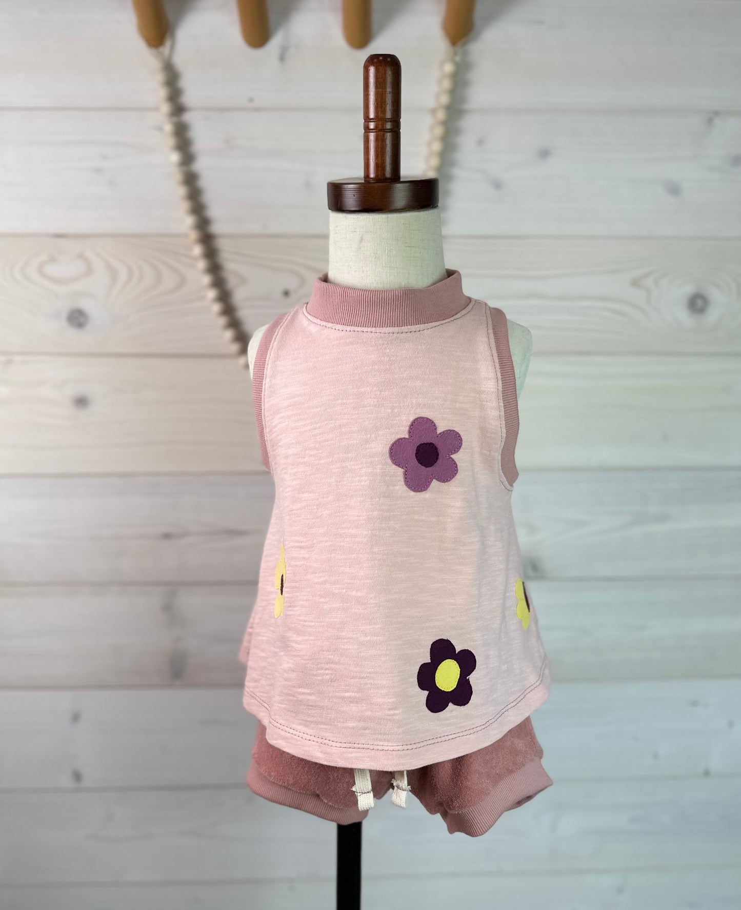 2T Floral Swing Top and Shortie Set