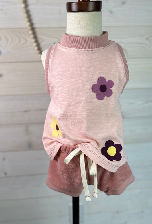 2T Floral Swing Top and Shortie Set