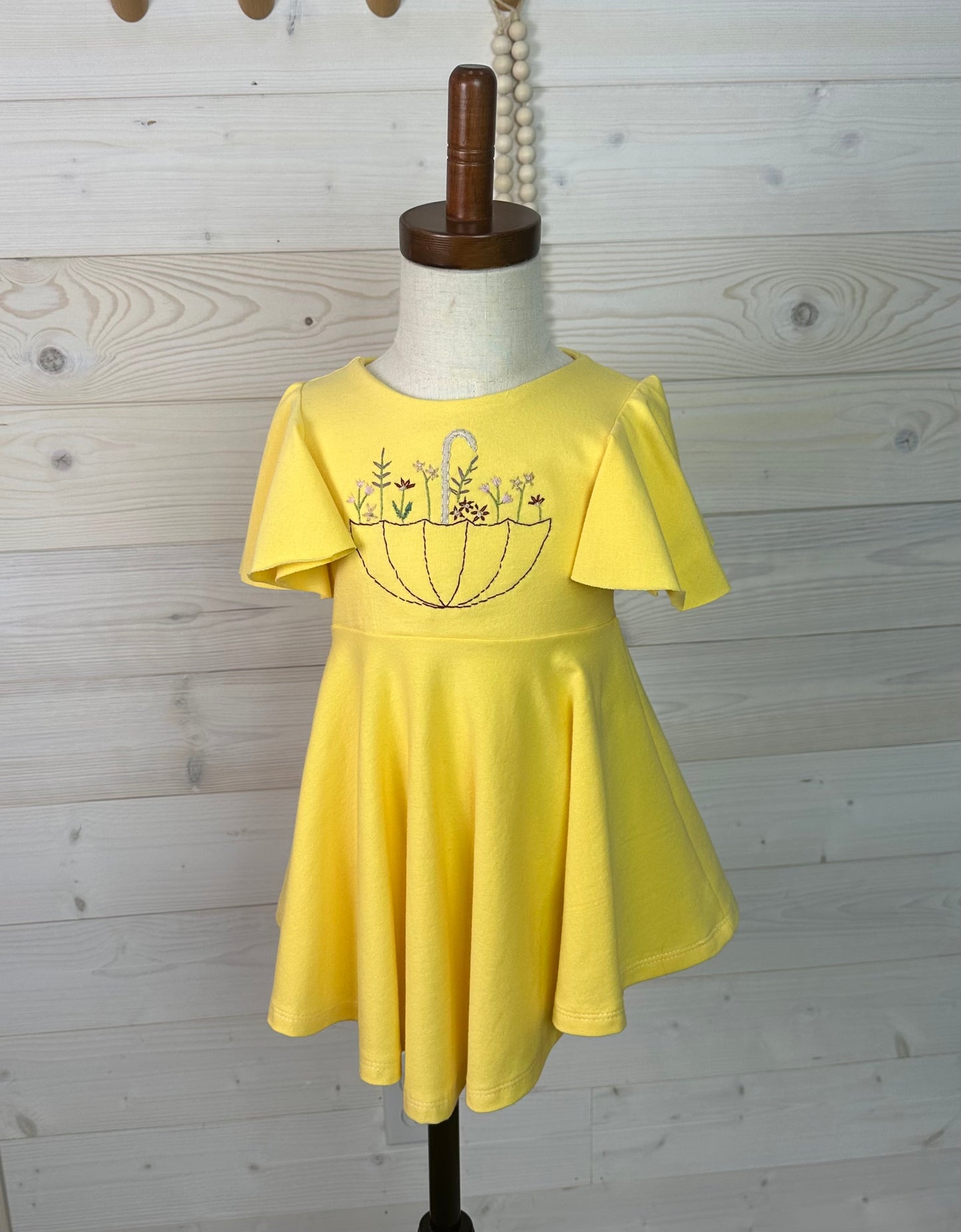 Organic 2T Hand Embroidered Dress