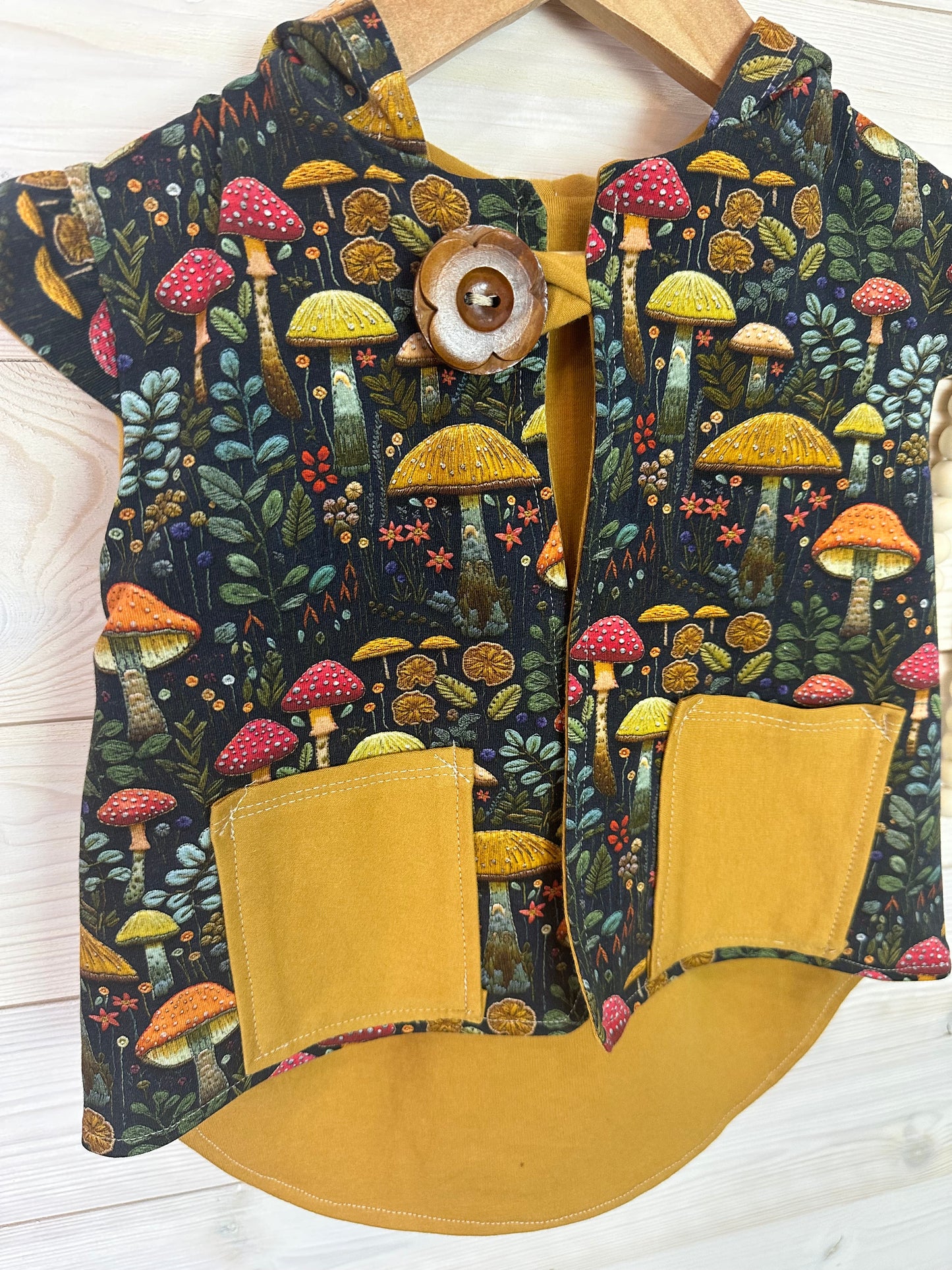 Organic Faux Embroidery 2T Adventure Vest