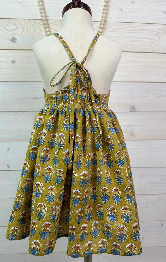3t Hand Stamped Boho Dress