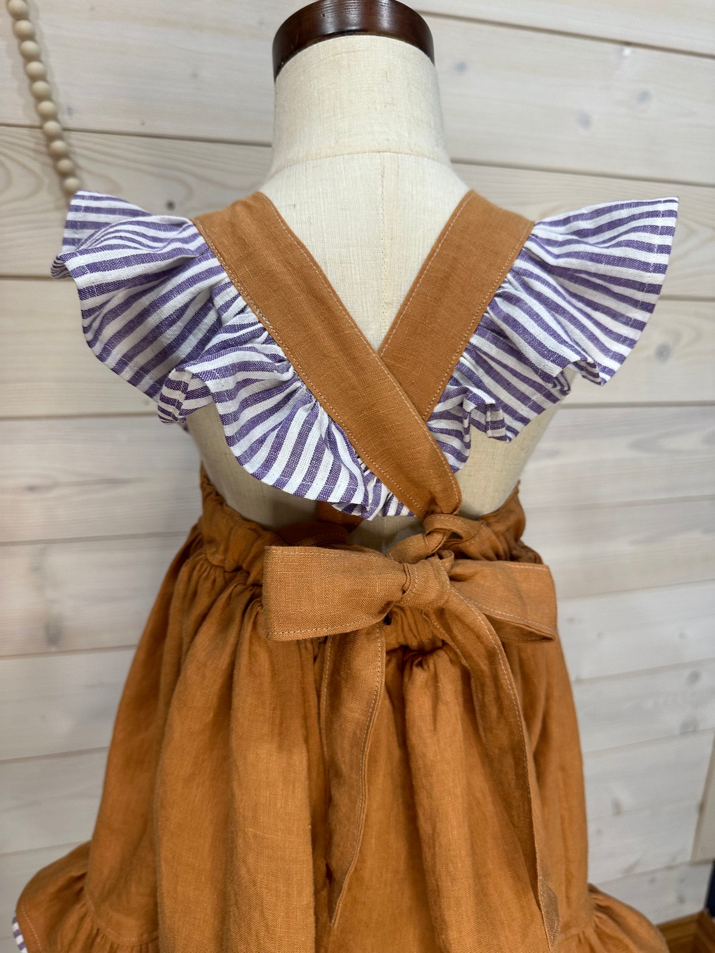 4T Hand Embroidered Ruffled Dress