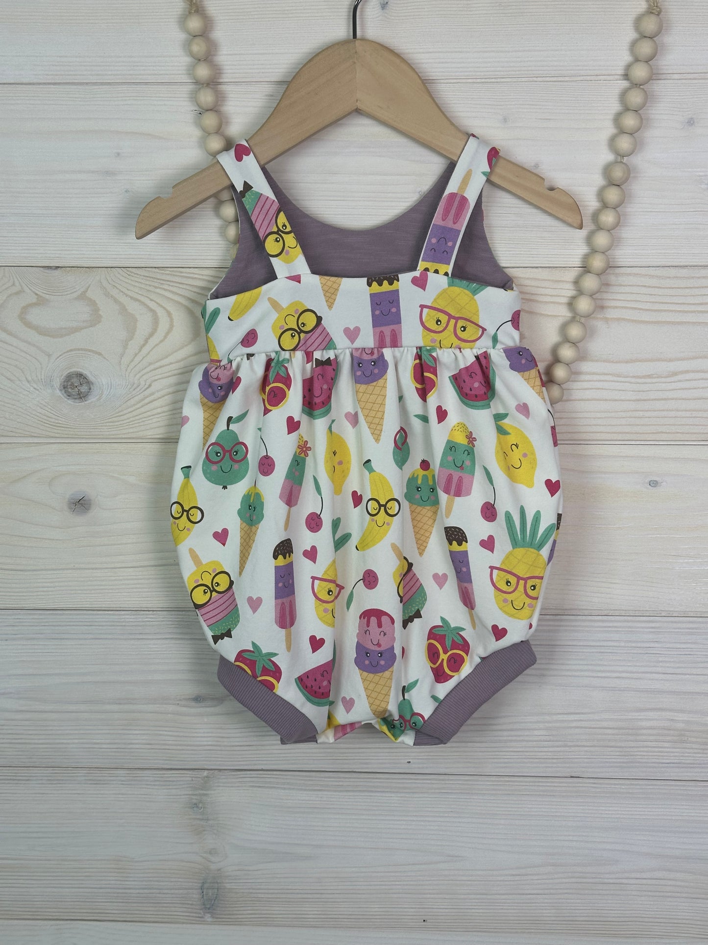 Organic Fruit Bubble Romper