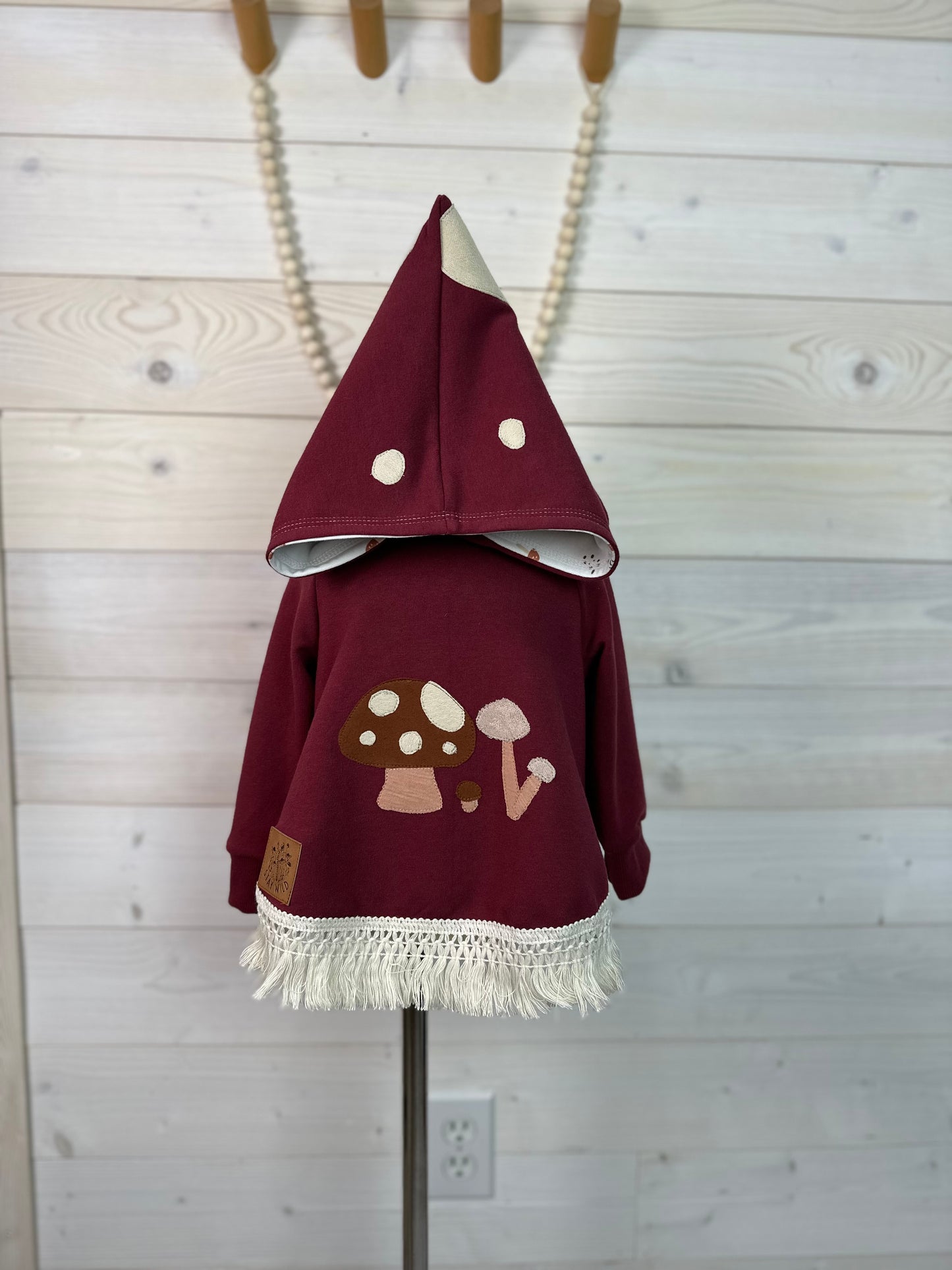 6-18 Month Mushroom Poncho