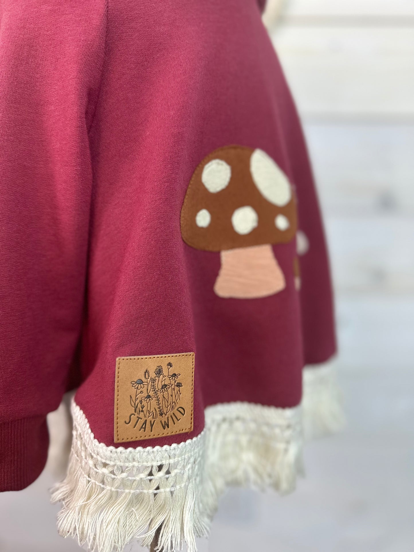 6-18 Month Mushroom Poncho