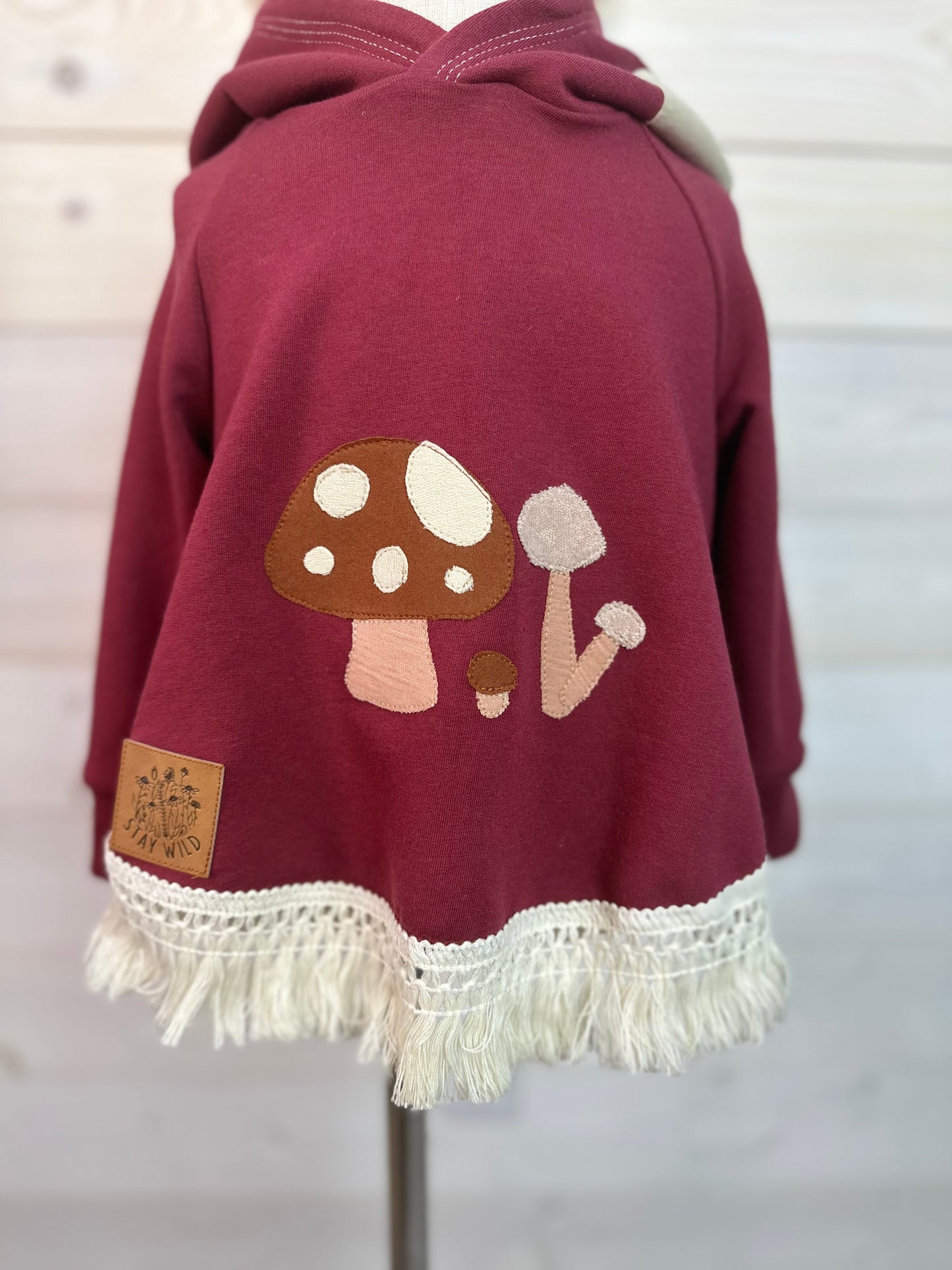 6-18 Month Mushroom Poncho