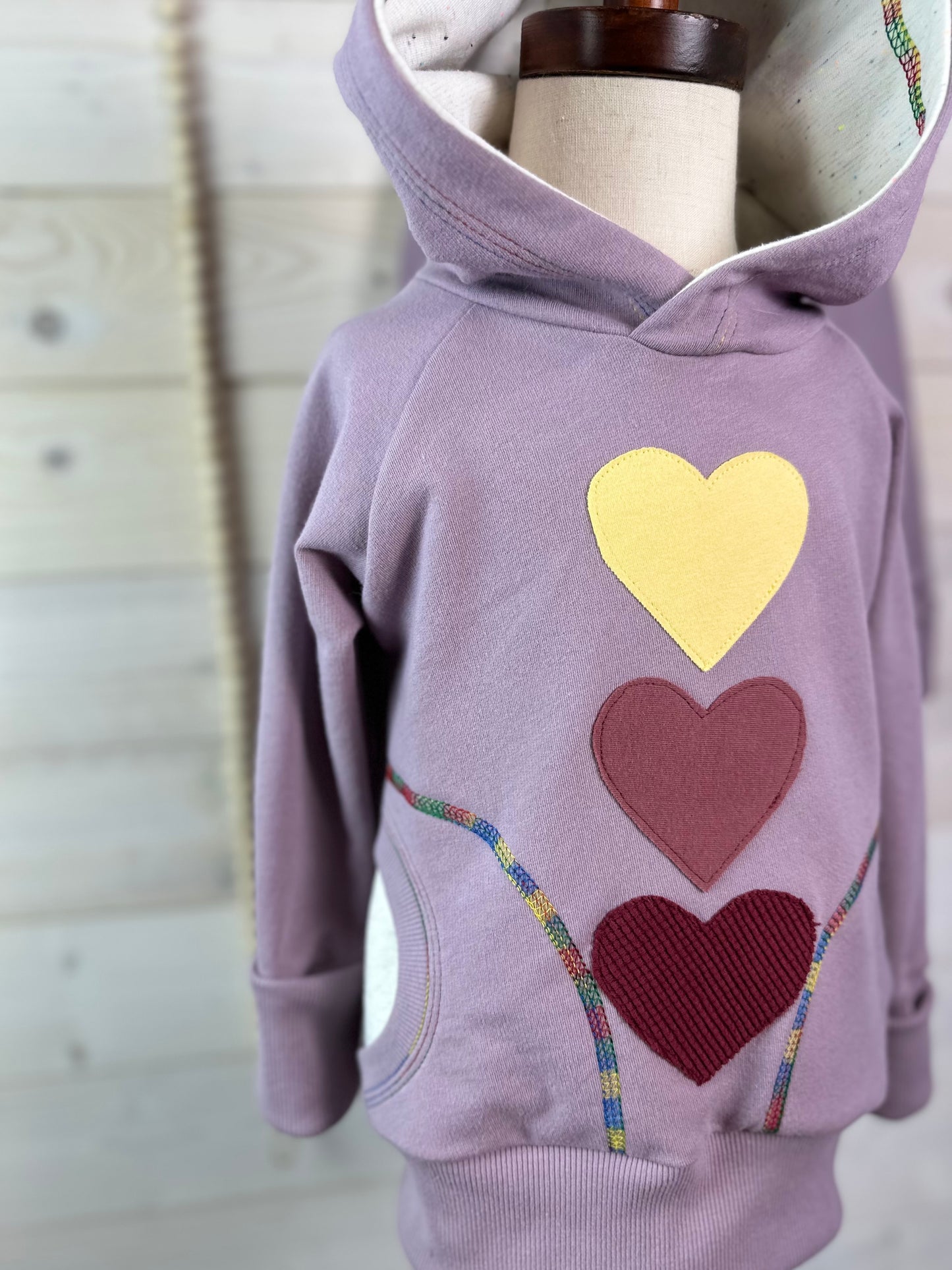 Organic Grow-with-me Heart Hoodie