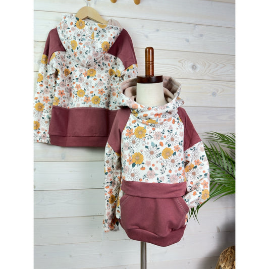 Boho Floral Hoodie
