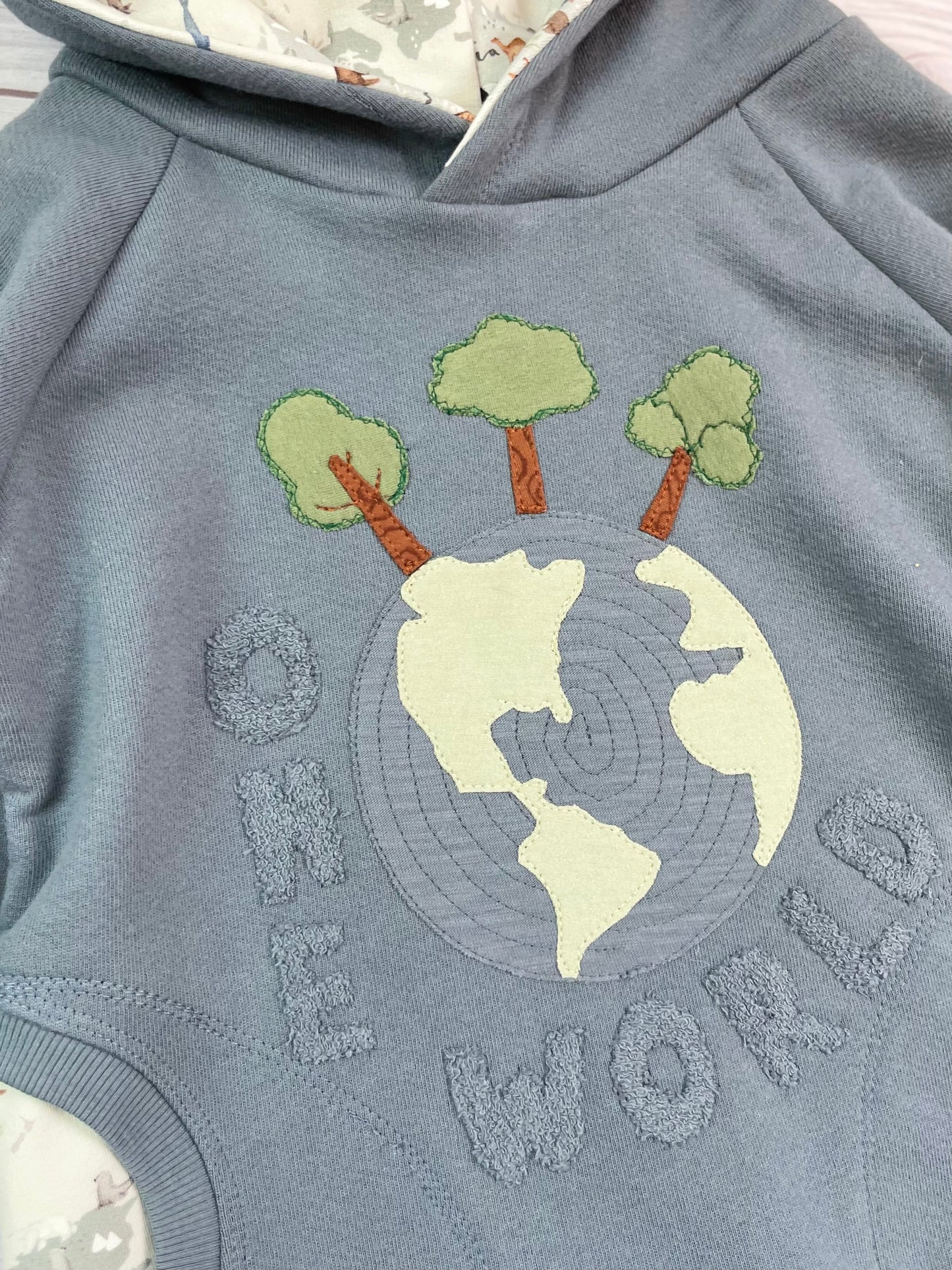 3t-6yr. Grow with Me One World Hoodie