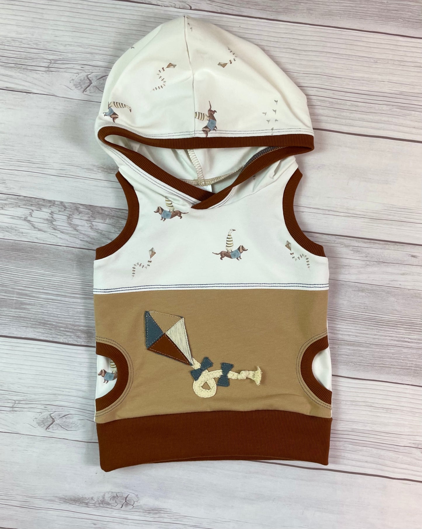 Kite Applique Racerback Tank - 18-24 months