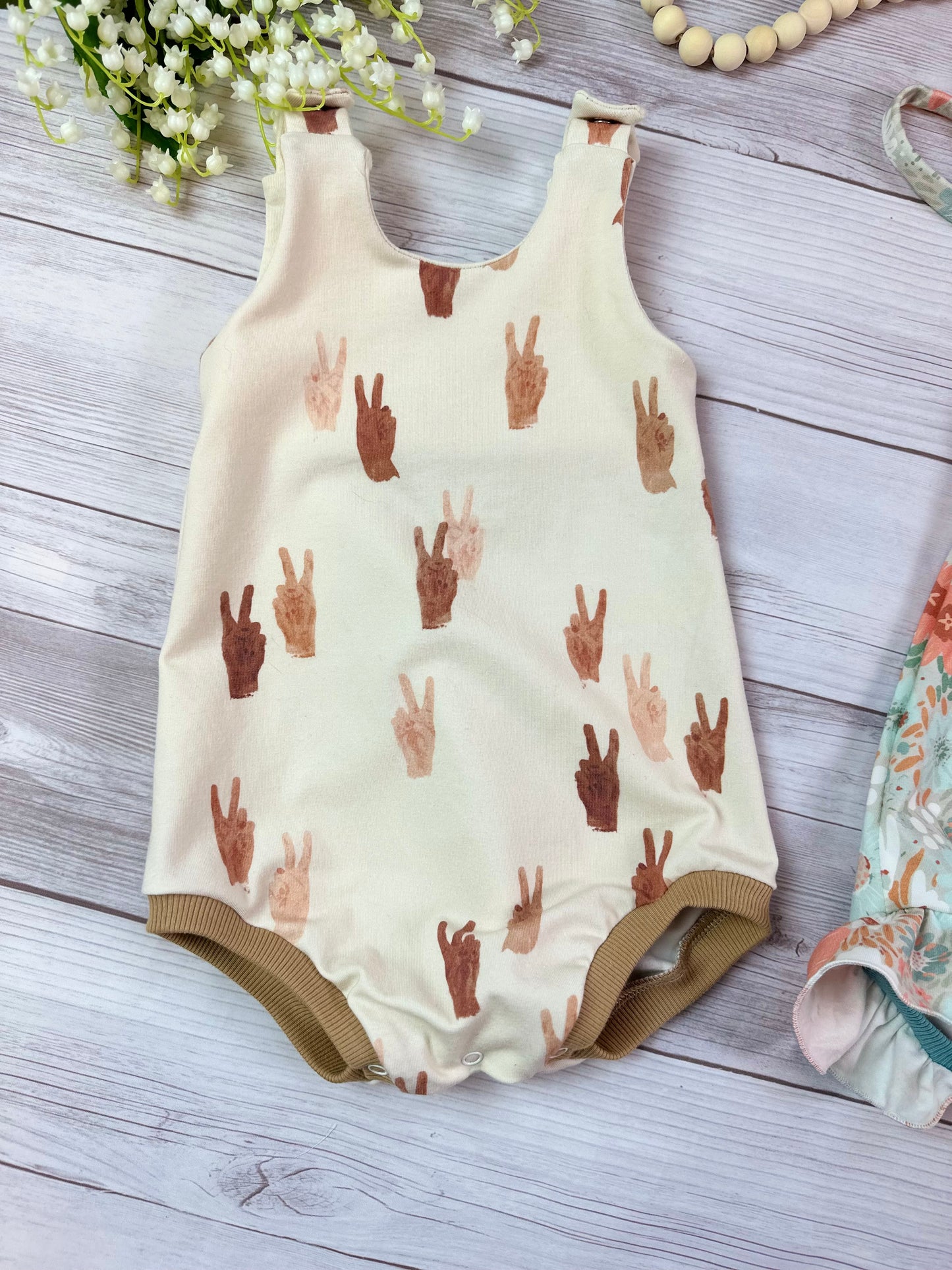 Peace Bubble Romper