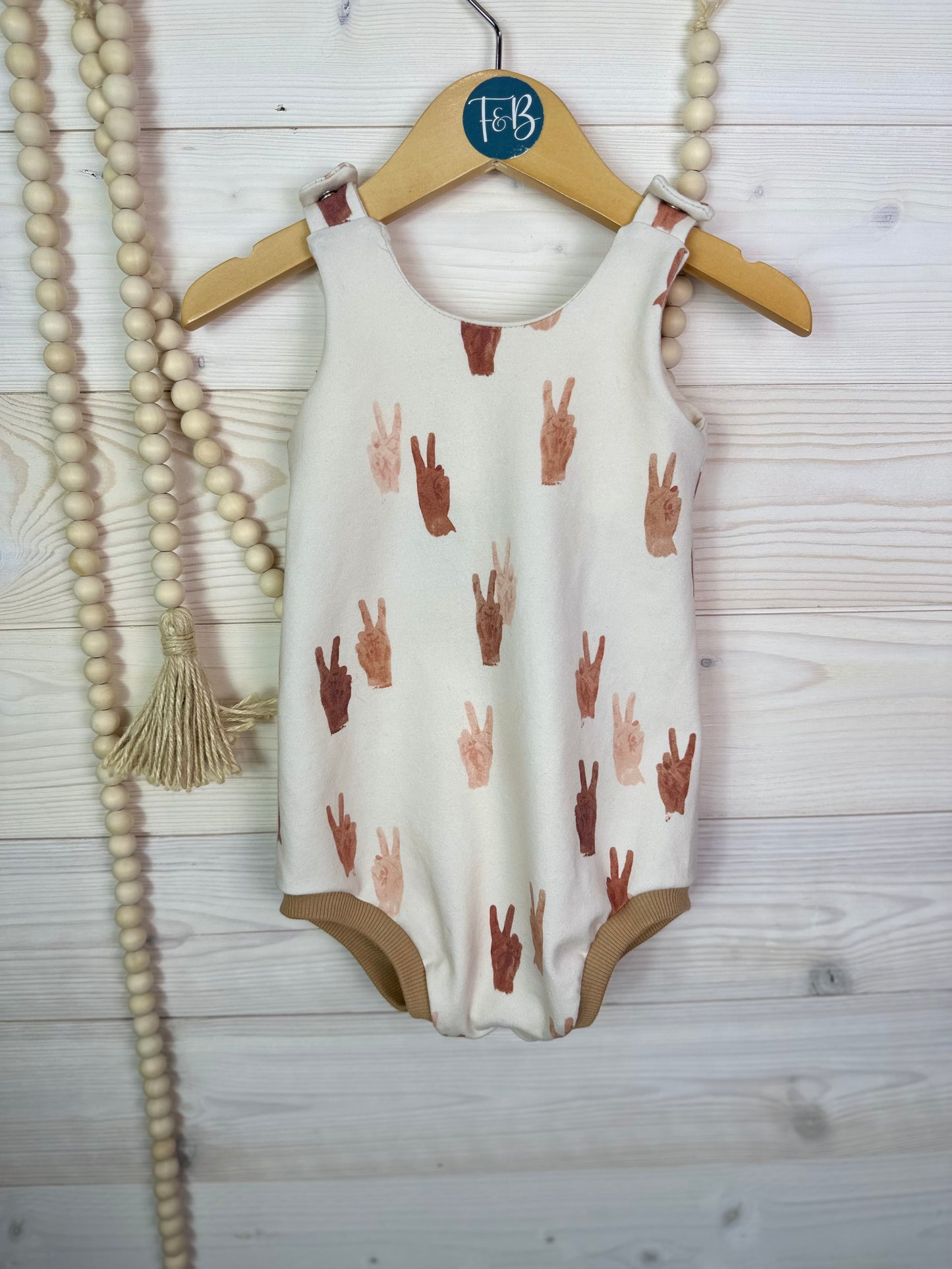 Peace Bubble Romper