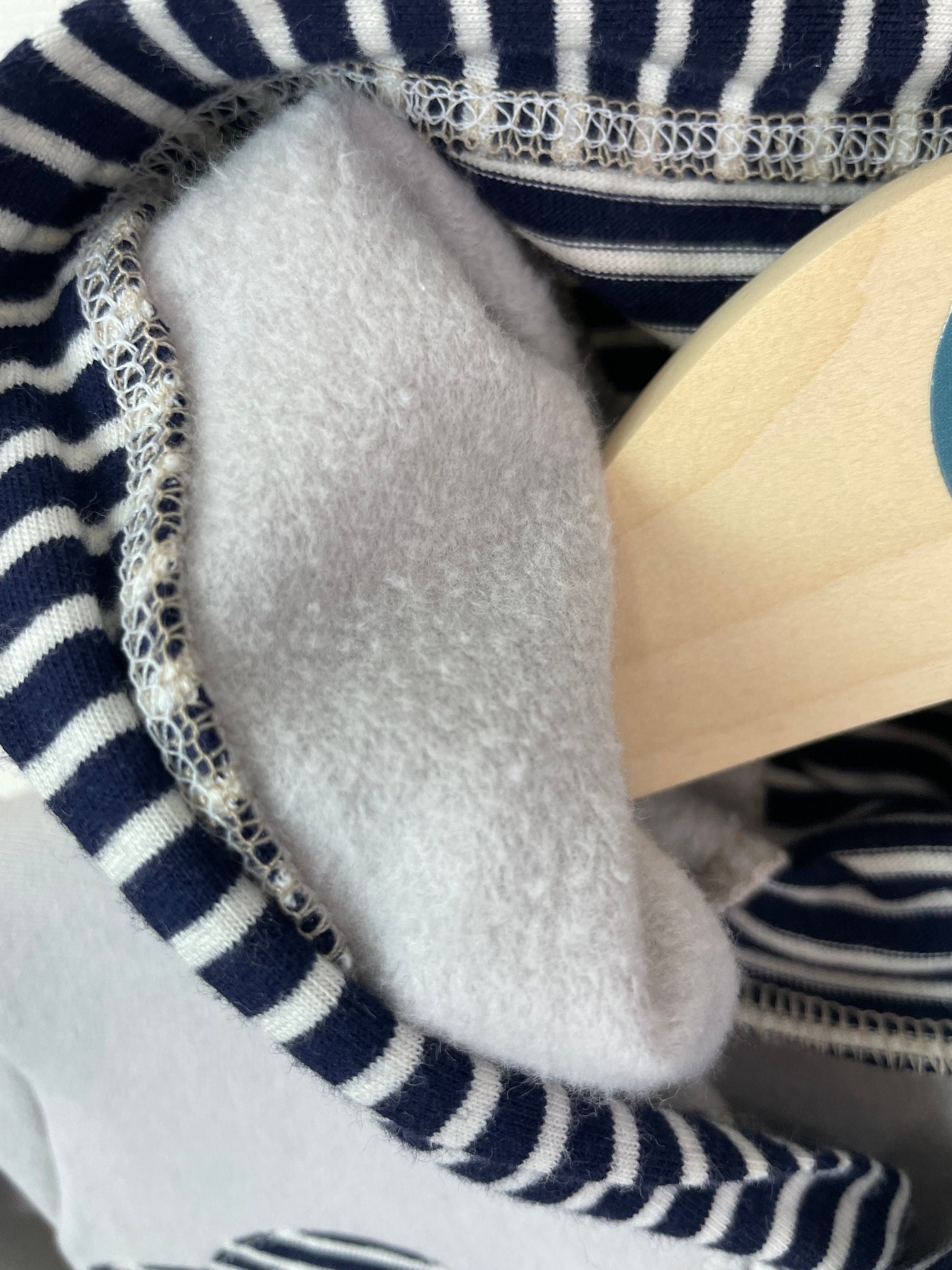 Organic Sweatshirt Fleece 12-18 Month Romper, Handmade Applique Patch, Organic Cotton Romper, Baby Cars, Navy and White, READY to SHIP