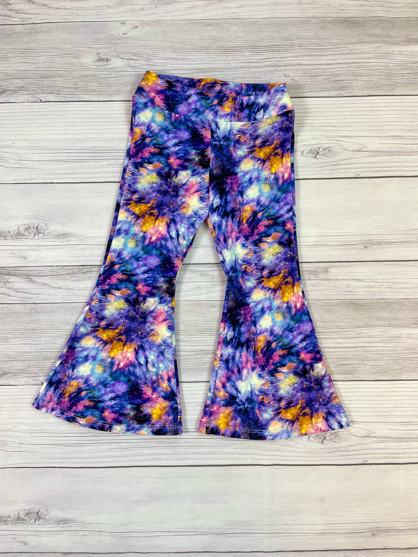 Bell Bottoms, Toddler Bell Bottoms, Organic Cotton, Hippie Pants, Wide Leg Pants, Hippie Clothing, Baby Clothes, Colorful, Boho, Bohemian
