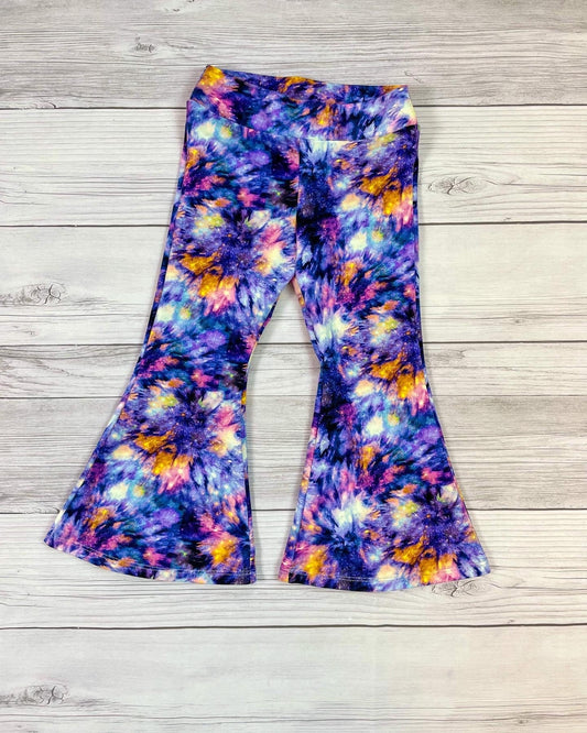 Bell Bottoms, Toddler Bell Bottoms, Organic Cotton, Hippie Pants, Wide Leg Pants, Hippie Clothing, Baby Clothes, Colorful, Boho, Bohemian
